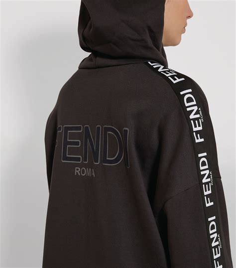 fendi hoodie mens zipper|fendi hoodie harrods.